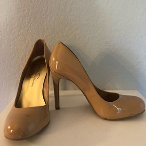 Tan 3 inch Jessica Simpson Heels